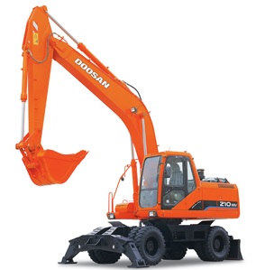 колесный экскаватор Doosan