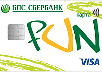 Пластиковая карта VISA